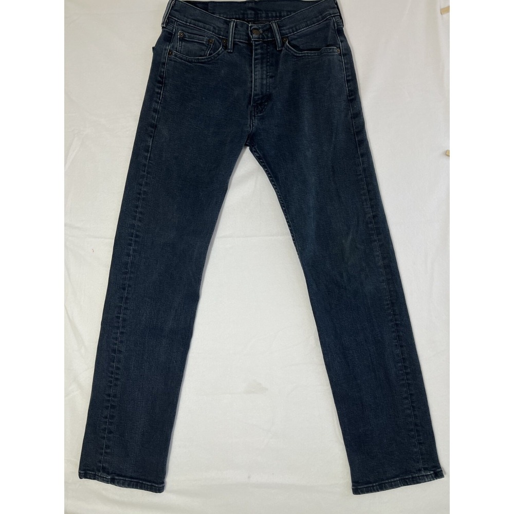 Levi's 505 Men's Jeans 30x32 Slim Fit Tapered Leg Stretch Blue Rinse CA00342